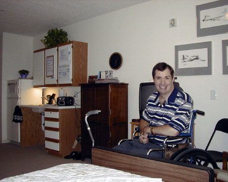View of Tom's kitchenette