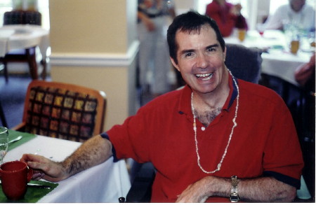Tom in the dining room.