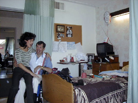 Lori, Tom, and his corner.