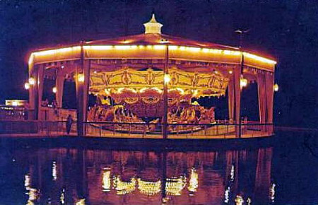 Carousel at night