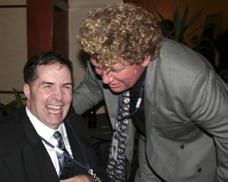 Mark Hansell with Tom