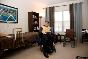 Tom's new room at Southerland